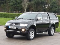 USED 2014 14 MITSUBISHI L200 2.5 DI-D 4X4 BARBARIAN LB DCB 1d AUTO 175 BHP HEATED LEATHER + SAT NAV ** NO VAT