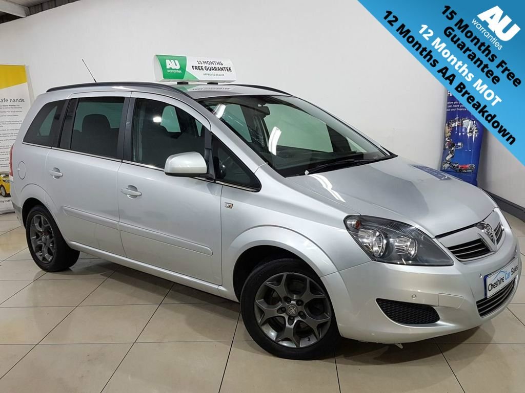 USED 2011 11 VAUXHALL ZAFIRA 1.7 EXCLUSIV CDTI ECOFLEX 5d 108 BHP ...
