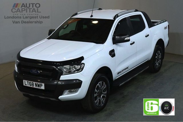 2018 68 FORD RANGER 3.2 WILDTRAK 4X4 DCB TDCI AUTO 197 BHP AIR CON EURO 6 SAT NAV
