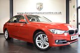 USED 2015 15 BMW 3 SERIES 2.0 320I SPORT 4DR AUTO 181 BHP full bmw service history *NO ADMIN FEES* FINISHED IN STUNNING MELBOURNE METALLIC RED WITH FULL LEATHER INTERIOR + FULL BMW SERVICE HISTORY + SATELLITE NAVIGATION + BLUETOOTH + DAB RADIO + LIGHT PACKAGE + SPORT LINE + AUTO AIR CON + RAIN SENSORS + PARKING SENSORS + 17" ALLOY WHEELS