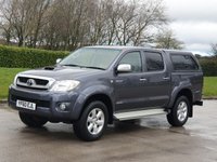 USED 2011 60 TOYOTA HI-LUX 3.0 INVINCIBLE 4X4 D-4D DCB 1d 169 BHP FULL LEATHER + CANOPY ** NO VAT **