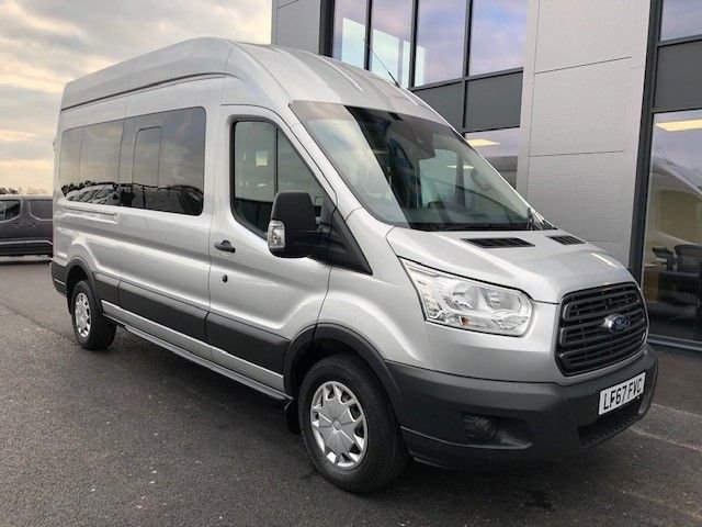 2017 67 Ford Transit 2.2 410 155PS TREND MINI BUS 15 SEATER AIR CON