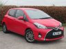 USED 2017 17 TOYOTA YARIS 1.3 VVT-I ICON 5d FULL TOYOTA SERVICE HSITORY * FULL LEATHER *SATELLITE NAVIGATION * BLUETOOTH * CRUISE CONTROL