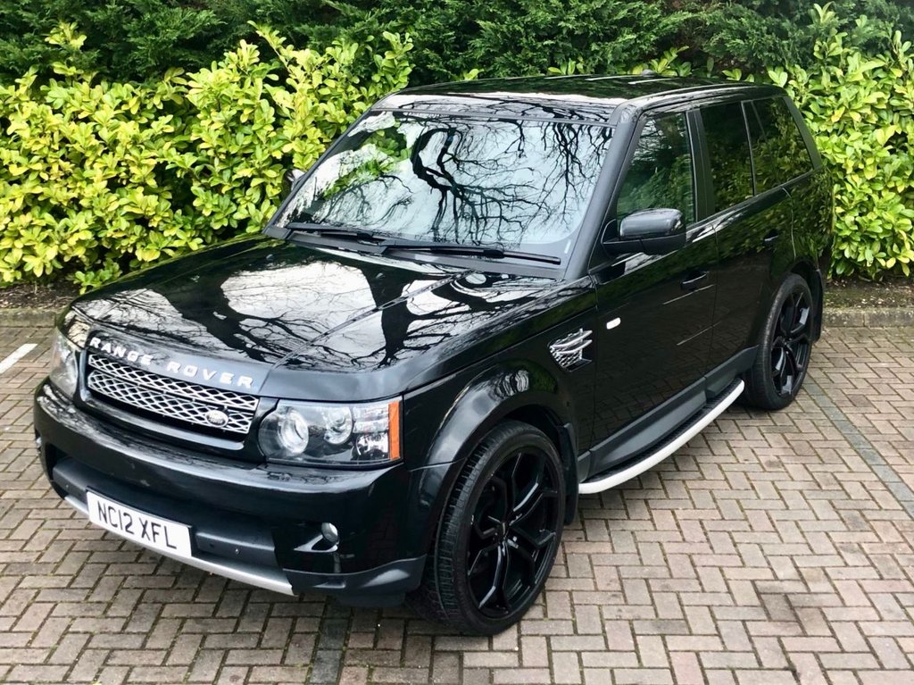 USED 2012 LAND ROVER RANGE ROVER SPORT 3.0 SDV6 HSE LUXURY 5d AUTO 255 BHP px swap BLACK on BLACK on BLACK