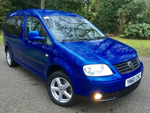 2010 60 Volkswagen Caddy Maxi 1.9 LIFE TDI 5d 103 BHP 5 SEATER/ 2 OWNERS / FULL VW MAIN DEALER/ SPECIALIST SERVICE HISTORY
