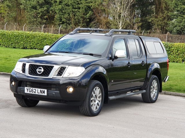 2012 62 Nissan Navara 3.0 OUTLAW DCI 4X4 SHR DCB 1d AUTO 228 BHP