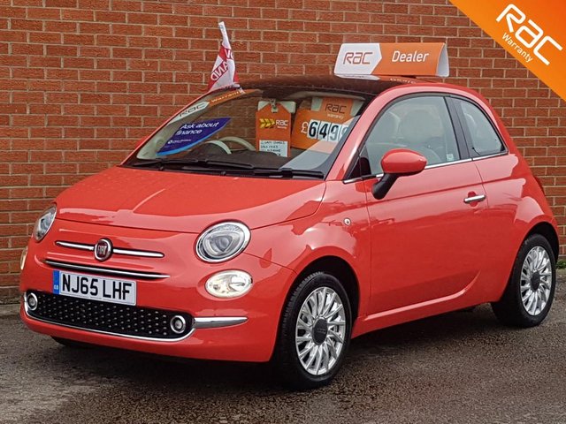 2015 65 Fiat 500 1.2 LOUNGE 3d 69 BHP
