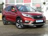 USED 2016 65 HONDA CR-V 1.6 I-DTEC EX 5d AUTO 158 BHP STUNNING, 1 OWNER, PAN ROOF, AUTO, HONDA CR-V 1.6 EX I-DTEC, 160 BHP. Finished in PASSION PEARL RED with contrasting full heated BLACK LEATHER. The CR-V is a 5 seater SUV that is robust, practical and packed with equipment. Features in this popular car include Full heated Leather, Sat Nav, DAB, Rear View Camera, Park sensors, Cruise, B/Tooth and much more.
