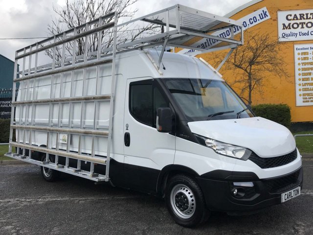 2015 65 Iveco Daily 2.3 35S13 [ Glaziers Frail / Glass / Rack ] LWB HI/R VAN 4100wb 