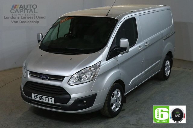2016 66 FORD TRANSIT CUSTOM 2.0 290 LIMITED 130 BHP L1 H1 SWB EURO 6 AIR CON VAN NO VAT