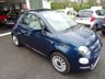 USED 2015 FIAT 500 1.2 LOUNGE 3d 69 BHP ELECTRIC TILT & SLIDE SUNROOF (NEW SHAPE) Incredibly Low Mileage New Shape Model finished in rare Epic Blue with less than 3,000 miles covered from new! Serviced, One Previous Owner, Minimum 8 months MOT, Great on fuel economy! Only &pound;20 Road Tax!