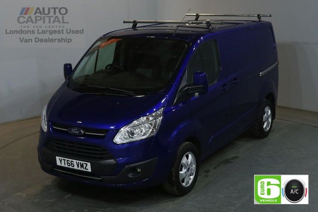 2016 66 FORD TRANSIT CUSTOM 2.0 270 LIMITED 130 BHP SWB L1 H1 L/ROOF AIR CON EURO 6 VAN