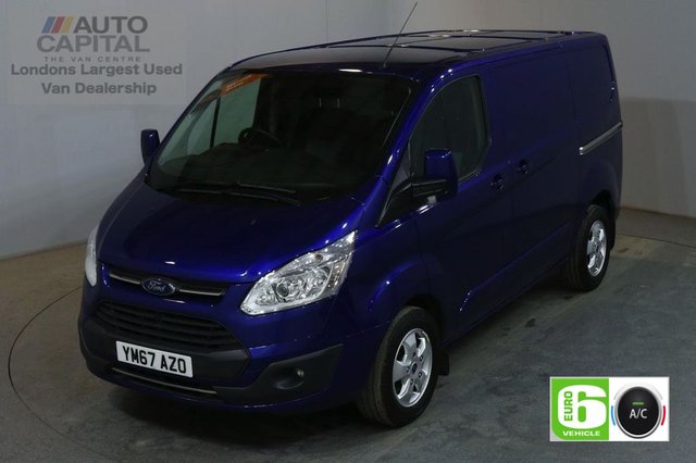 2017 67 FORD TRANSIT CUSTOM 2.0 270 LIMITED 130 BHP SWB L1 H1 L/ROOF AIR CON EURO 6 VAN