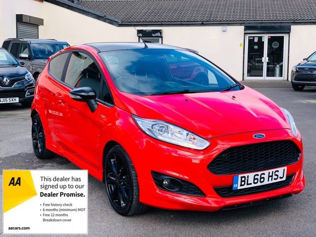 2016 66 Ford Fiesta 1.0 ST-LINE RED EDITION 3d 139 BHP