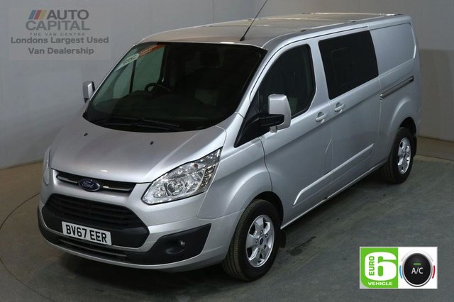 2017 67 FORD TRANSIT CUSTOM 2.0 310 LIMITED 130 BHP LWB 6 SEATER COMBI EURO 6 AIR CON VAN
