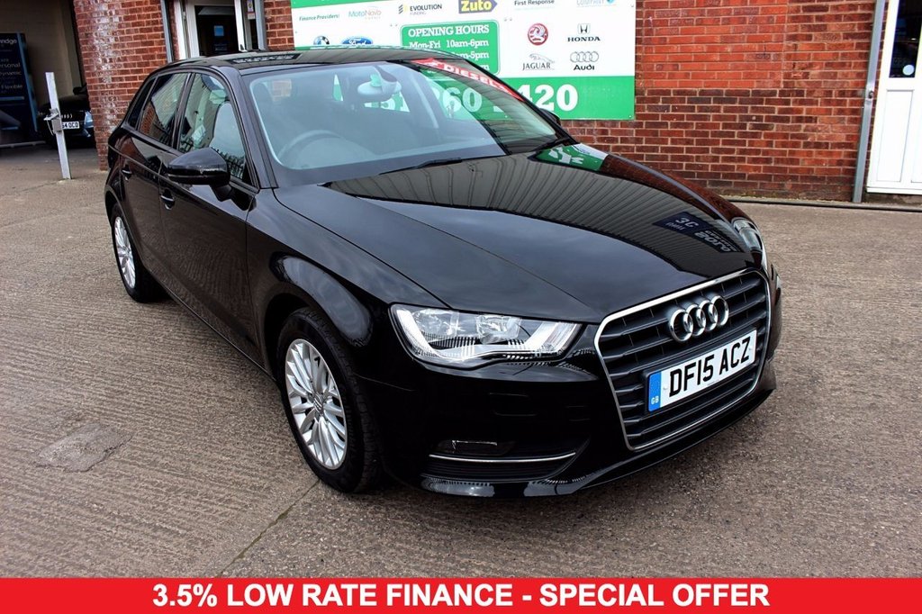 2015 15 AUDI A3 1.6 TDI SE TECHNIK 5d 109 BHP