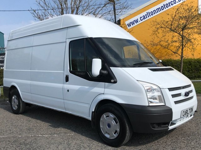 2013 63 Ford Transit 2.2 350 LWB HIGH ROOF VAN RWD 125 BHP