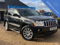 USED 2007 56 JEEP GRAND CHEROKEE 3.0 V6 CRD OVERLAND 5d AUTO 215 BHP FSH - Metallic Black - Sat Nav