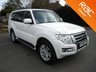 USED 2015 15 MITSUBISHI SHOGUN 3.2 DI-D SG3 5d AUTO 197 BHP Full Leather Heated Seats, Electric Seats, Sat Nav, Rear Parking Camera/Sensors, Bluetooth, Cruise Control, Alloy Wheels