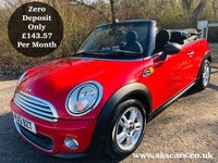 USED 2012 12 MINI CONVERTIBLE 1.6 One Avenue 2dr *18 MONTHS NATIONAL WARRANTY*
