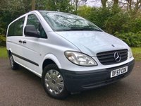 USED 2008 57 MERCEDES-BENZ VITO 2.1 109 CDI LONG TRAVELINER  9' SEATER / ONLY 78,000 MILES/AIR CON / FRONT & REAR PARKING SENSORS 9 SEATS / NO VAT / BEAUTIFULLY KEPT VEHICLE FOR ITS YEAR AND MILEAGE''JUST MOT'D FOR 12 MONTHS