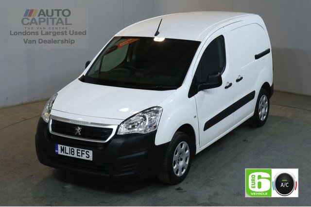 2018 18 PEUGEOT PARTNER 1.6 BLUE HDI PROFESSIONAL L1 100 BHP EURO 6 SAT NAV AIR CON