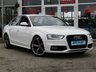 USED 2013 62 AUDI A4 2.0 TDI BLACK EDITION 4d AUTO 141 BHP STUNNING, AUDI A4 S/LINE, BLACK EDITION 2.0 TDI AUTO. Finished in IBIS WHITE with contrasting PART LEATHER trim. This Audi A4 is comfortable, roomy and full of high spec. This car is a credit to the last owner. Features include, Bang and Olufsen speakers, Part Leather, Front and Rear Parking sensors, Cruise Control, DAB Radio, and much more.