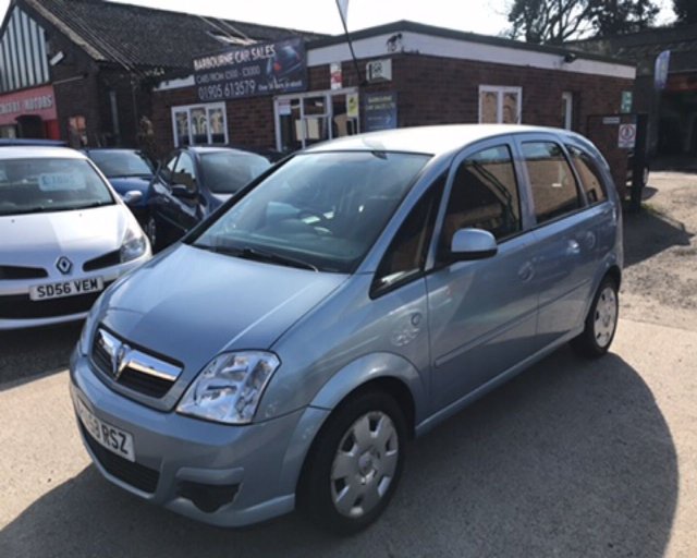 2009 58 Vauxhall Meriva 1.4 CLUB 16V TWINPORT 5d 90 BHP