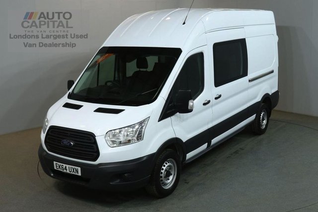 2014 64 FORD TRANSIT 2.2 350 124 BHP LWB H/ROOF L3 H3 9 SEATER COMBI CREW VAN