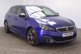 USED 2015 15 PEUGEOT 308 2.0 BLUE HDI S/S GT LINE 5DR 150 BHP FREE ROAD TAX FREE 12 MONTHS ROAD TAX + HALF LEATHER SEATS + SATELLITE NAVIGATION + REVERSE CAMERA + BLUETOOTH + PARKING SENSOR + CRUISE CONTROL + MULTI FUNCTION WHEEL + CLIMATE CONTROL + PRIVACY GLASS + XENON HEADLIGHTS + DAB RADIO + ELECTRIC WINDOWS + 18 INCH ALLOY WHEELS