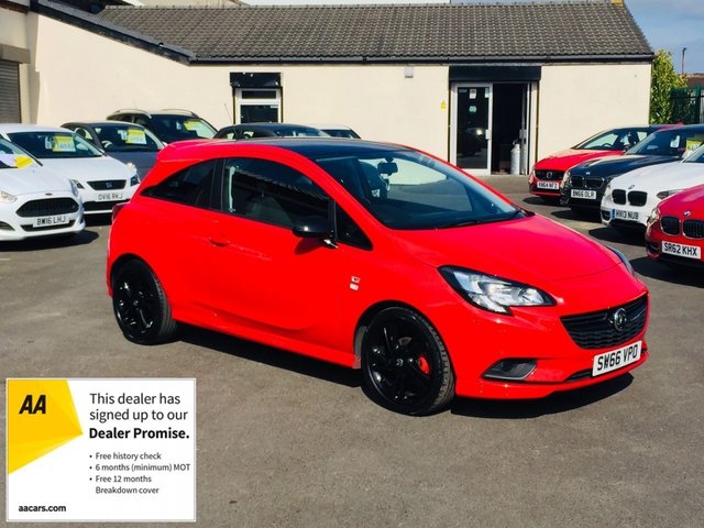 2017 66 Vauxhall Corsa 1.4 LIMITED EDITION ECOFLEX 3d 74 BHP