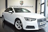USED 2016 16 AUDI A4 2.0 TDI ULTRA SE 4DR 148 BHP full service history *NO ADMIN FEES* FINISHED IN STUNNING GLACIER WHITE WITH FULL BLACK LEATHER INTERIOR + FULL SERVICE HISTORY + SATELLITE NAVIGATION + BLUETOOTH + HEATED SEATS + XENON LIGHTS+ CLIMATE CONTROL + DAB RADIO + CRUISE CONTROL + HEATED MIRRORS + PARKING SENSORS + AUTO LIGHTS + UPGRADED 17" ALLOY WHEELS