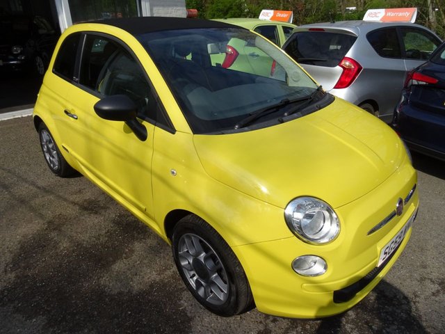 2010 59 Fiat 500 1.2 CONVERTIBLE POP 3d 69 BHP
