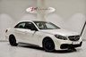 USED 2014 64 MERCEDES-BENZ E CLASS 5.5 E63 AMG 4d AUTO 550 BHP SALOON DESIGNO WHITE PAN ROOF/FRESH B5 SERVICE