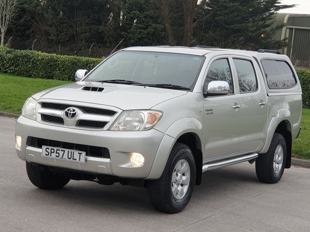 2007 57 Toyota HI-Lux 3.0 4X4 D-4D D/C 1d 169 BHP