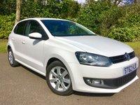 USED 2012 62 VOLKSWAGEN POLO 1.2 MATCH 5d 59 BHP VW BLUETOOTH HANDS FREE / AIRCON 32,000 MILES''FULL VW SERVICE HISTORY'' ''2 PRIVATE OWNERS ,BEAUTIFULLY KEPT INSIDE AND OUT, JUST SERVICED BY US,,,,