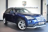 USED 2015 11 BMW X1 2.0 XDRIVE18D XLINE 5DR AUTO 141 BHP full bmw service history *NO ADMIN FEES* FINISHED IN STUNNING DEEP SEA METALLIC BLUE WITH FULL LEATHER INTERIOR + FULL BMW SERVICE HISTORY + BLUETOOTH + DAB RADIO + ECO PRO + RAIN SENSORS + X-LINE + AUTO AIR CON + FOG LIGHTS + PARKING SENSORS + 18" ALLOY WHEELS