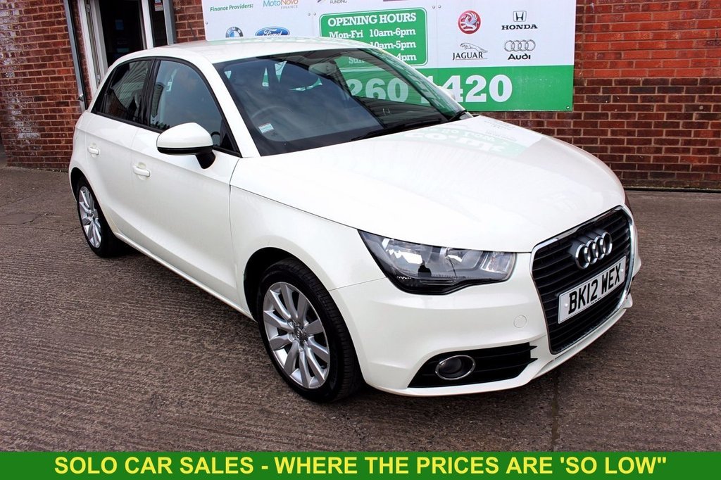 2012 12 AUDI A1 1.2 SPORTBACK TFSI SPORT 5d 86 BHP