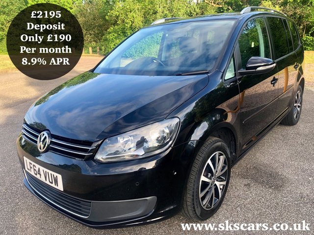 2014 64 Volkswagen Touran 1.6 SE TDI BLUEMOTION TECHNOLOGY DSG 5d AUTO 106 BHP