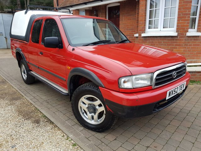 2002 52 Mazda B Series 2.5 B2500 TD 4X4 KINGCAB MWB 1d 