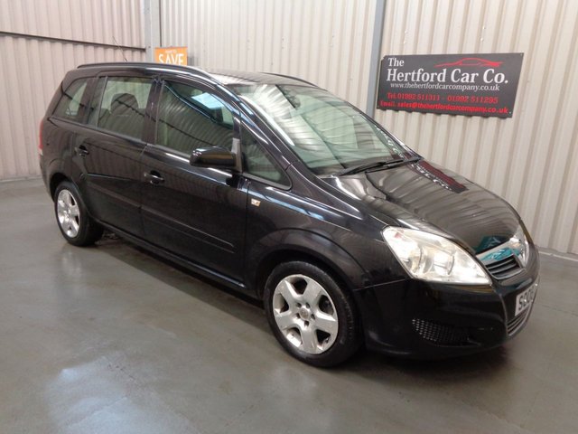 2008 08 Vauxhall Zafira 1.6 EXCLUSIV 5d 105 BHP