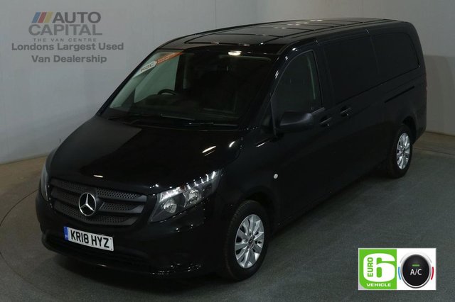 2018 18 MERCEDES-BENZ VITO 2.1 114 BLUETEC TOURER SELECT 136 BHP EXTRA LWB EURO 6 AIR CON 9 SEATER