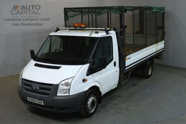 2010 60 FORD TRANSIT 2.4 350 115 BHP EXTRA LWB TWIN WHEEL DROPSIDE LORRY TAIL LIFT