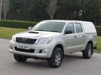 USED 2012 12 TOYOTA HI-LUX 2.5 HL2 4X4 D-4D DCB 1d 142 BHP REVERSING CAMERA + DAB RADIO +++