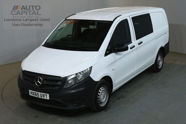 2015 65 MERCEDES-BENZ VITO 1.6 111 CDI 114 BHP LWB COMBI CREW 6 SEATER AIR CON