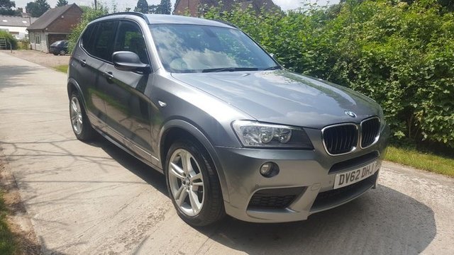 2012 62 BMW X3 2.0 XDRIVE20D M SPORT 5d AUTO 181 BHP