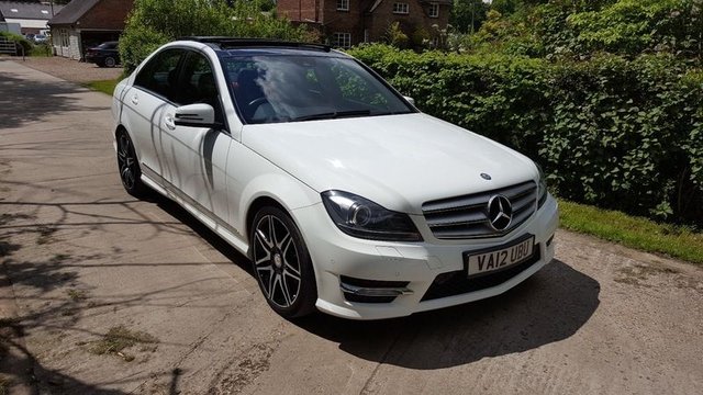 2012 12 Mercedes-Benz C Class 2.1 C220 CDI BLUEEFFICIENCY AMG SPORT PLUS 4d AUTO 168 BHP