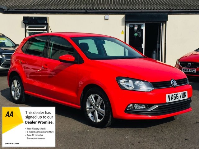 2016 66 Volkswagen Polo 1.0 MATCH 5d 74 BHP