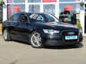 USED 2013 62 AUDI A6 3.0 TDI QUATTRO S LINE 4d AUTO 245 BHP STUNNING, AUDI A6 3.0 TDI, S/LINE, QUATTRO AUTO, Finished in PHANTOM BLACK PEARL with contrasting HEATED EBONY LEATHER Trim. This is an upmarket saloon that makes a very comfortable, spacious, high-tech, safe (4x4) and posh addition to the family. Features include SAT NAV, LEATHER, LED RUN LIGHTS, B/TOOTH and much more.