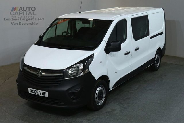2016 66 VAUXHALL VIVARO 1.6 2900 L2H1 CDTI 6d 115 BHP LWB 6 SEATER COMBI CREW VAN
